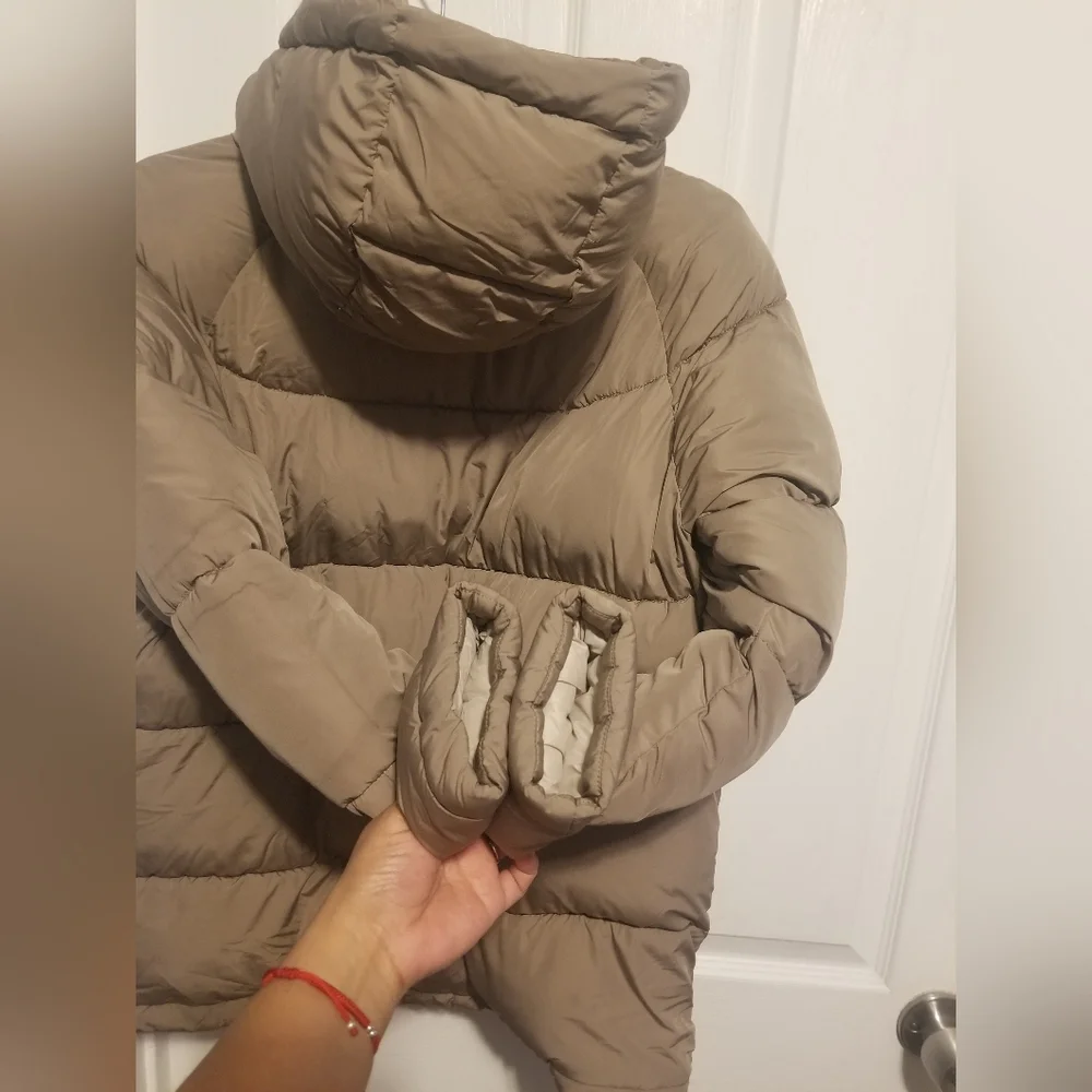 Calvin Klein Winter Jacket Light Brown Women's Size XS - Picture 7 of 8